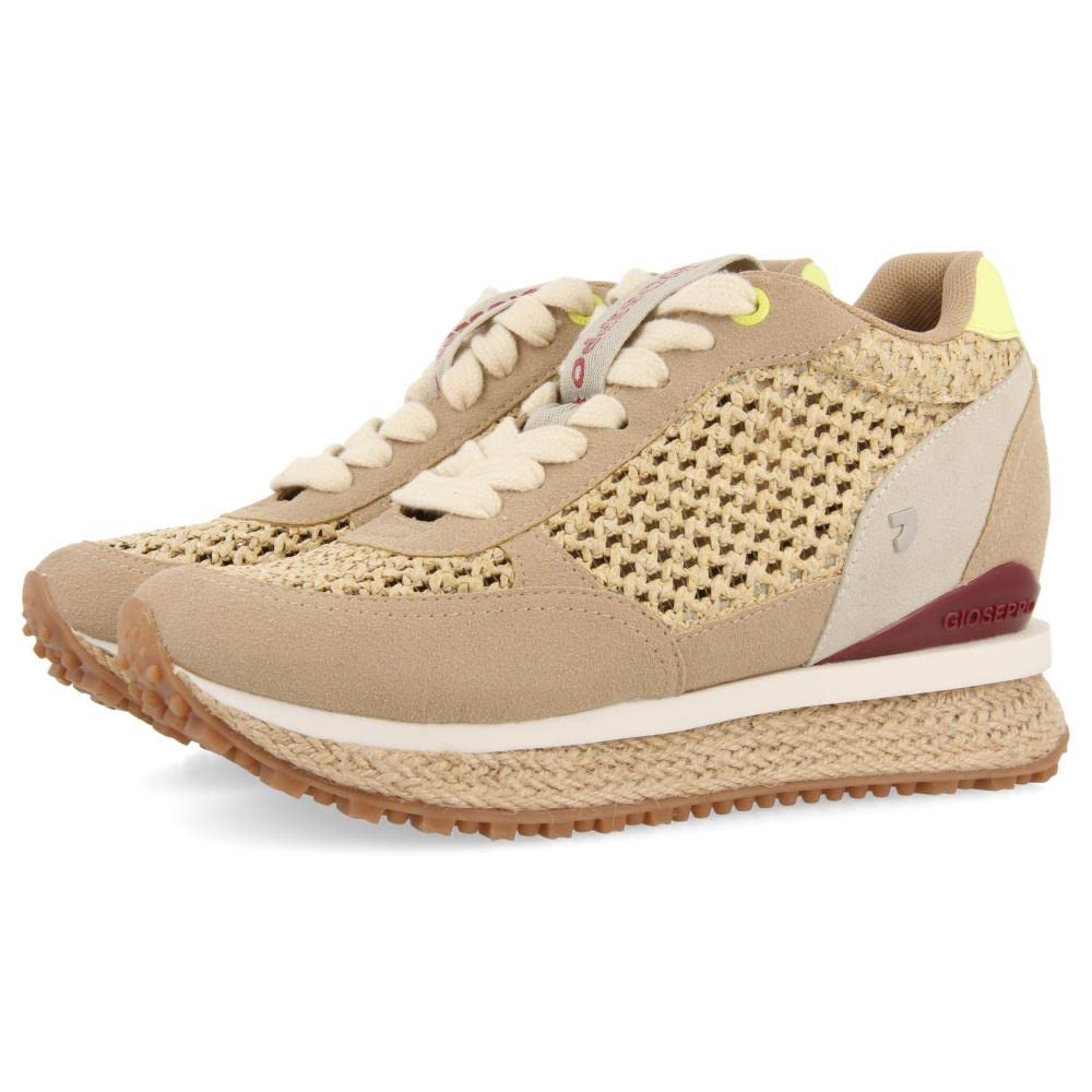 GIOSEPPO Women's Teyran Trainers, Beige, 7 UK