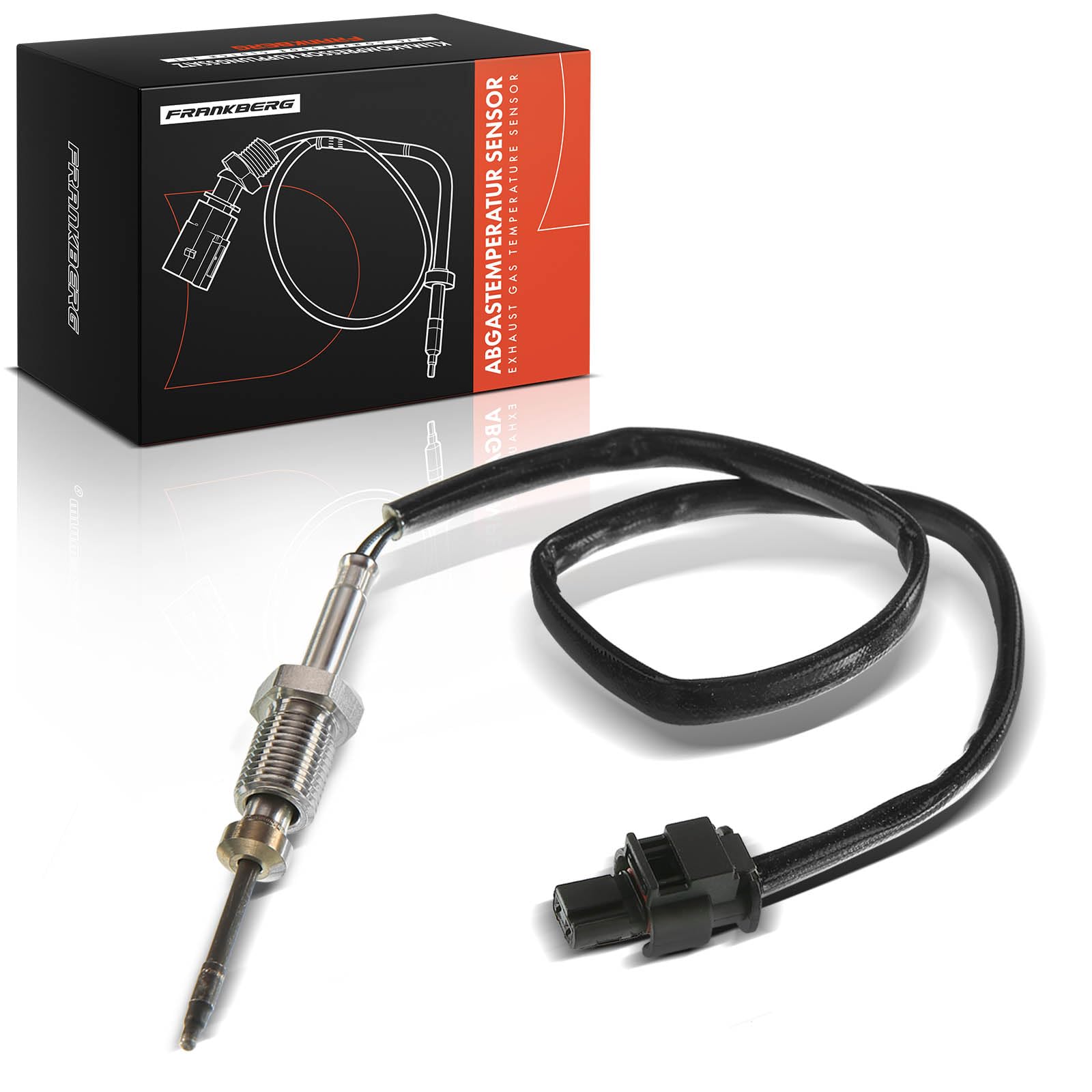 Frankberg Sensore temperatura gas di scarico 2-Poli Compatibile X1 E84 X3 F25 F11 E83 E91 13627806254
