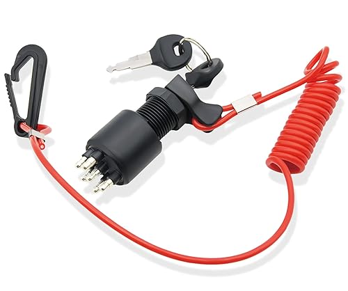 5005801 Interruptor de llave de encendido compatible con OMC Johnson Evinrude 40-200HP Reemplazo de motor fuera de borda 175974 5005801 Interruptor