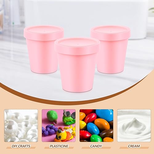 Miniatura 4 de Tanlade 24 tarros de cosméticos con tapas, cucharas, recipientes vacíos de plástico, a prueba de fugas, recipientes de viaje, labios, azúcar,