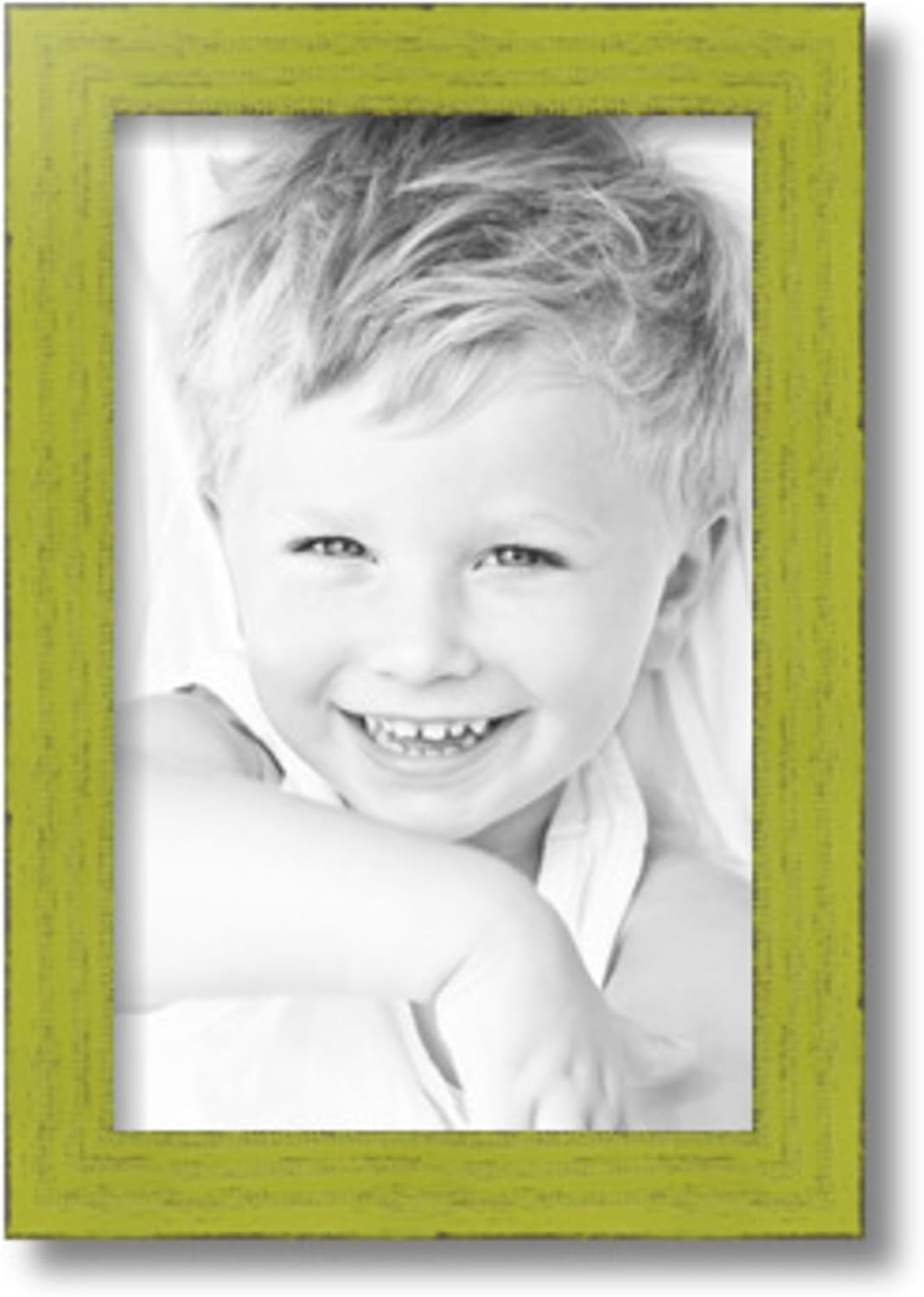 ArtToFrames 12x14 Inch Green Picture Frame, This 1.50 Inch Custom Wood Poster Frame is Modern Green - Comes with Foam Backing 3/16 inch and Regular Glass (FBPLSM-ECO150-MGN-12x14)