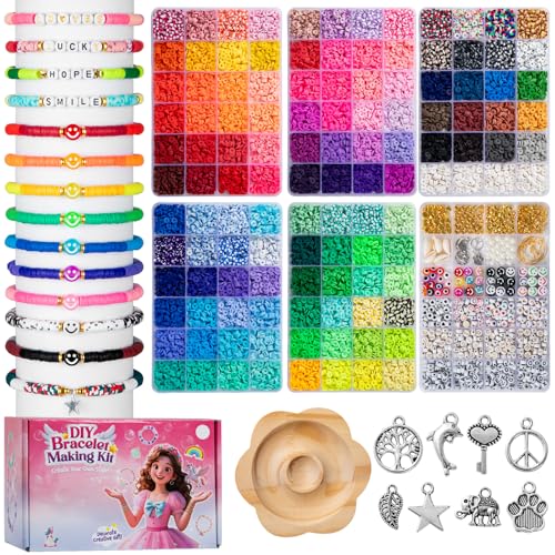 Taybonds Beaded Bracelet Assembly Set – Polymer Clay & Letter