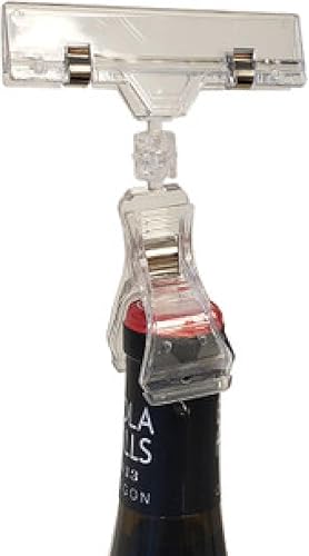 Miniatura 5 de THE GLOBAL DISPLAY SOLUTION POP - Clip giratorio para letrero de 3 18 pulgadas de ancho, clip de capacidad de agarre de 1 pulgada, paquete de 25