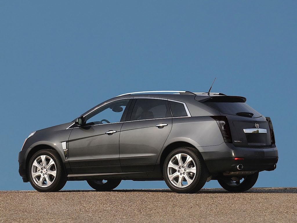 Rvinyl Tail Light Pre Cut Film Tint Cover Kit in Blackout Smoke Compatible with Cadillac SRX 2010-2016 - Adhesive Backs