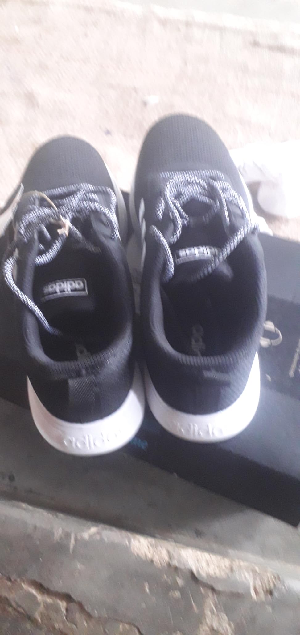 Buy Adidas Mens Throb M CBLACK/FTWWHT Running Shoe 8 UK (CM4885) at