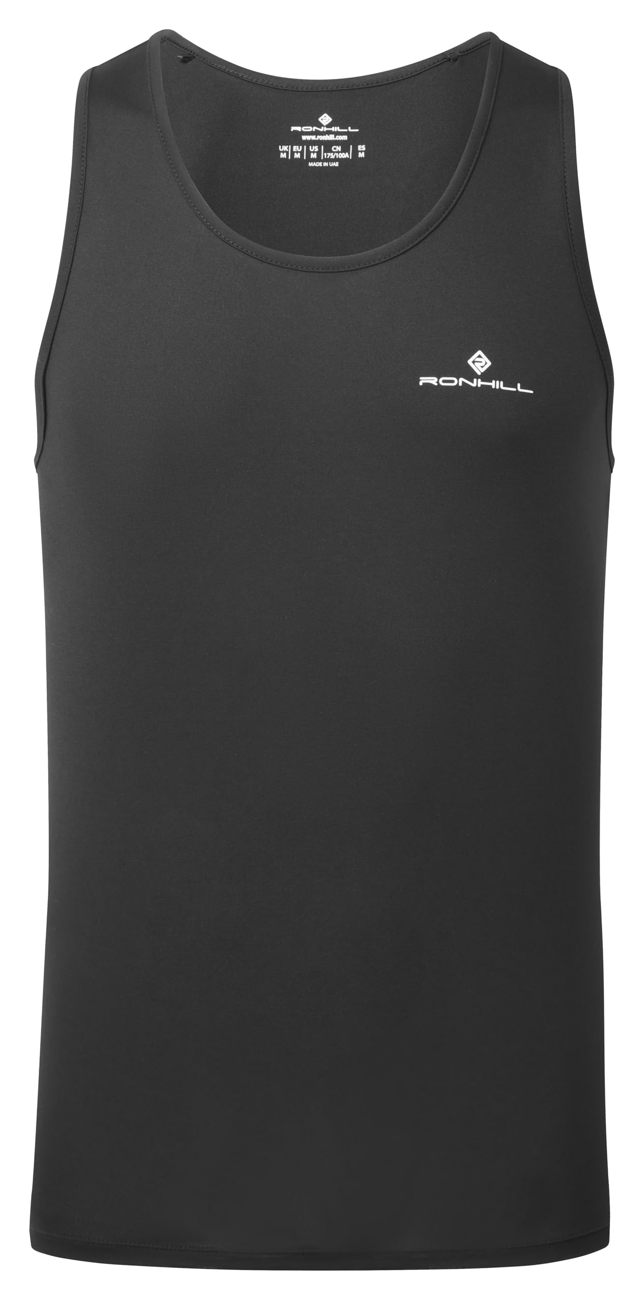 Ronhill Mens Core Running Vest, Black, S EU