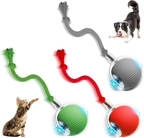 Miniatura 9 de Juguetes Interactivos para Gatos con Bolas para Gatos de Interior, Nueva Bola Rodante Interactiva para Perros 2023, Bolas para Gatos Activadas por