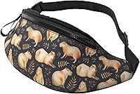 Vista 16 de Riñonera ajustable para hombres y mujeres, viajes, senderismo, ciclismo, correr, tablero de ajedrez