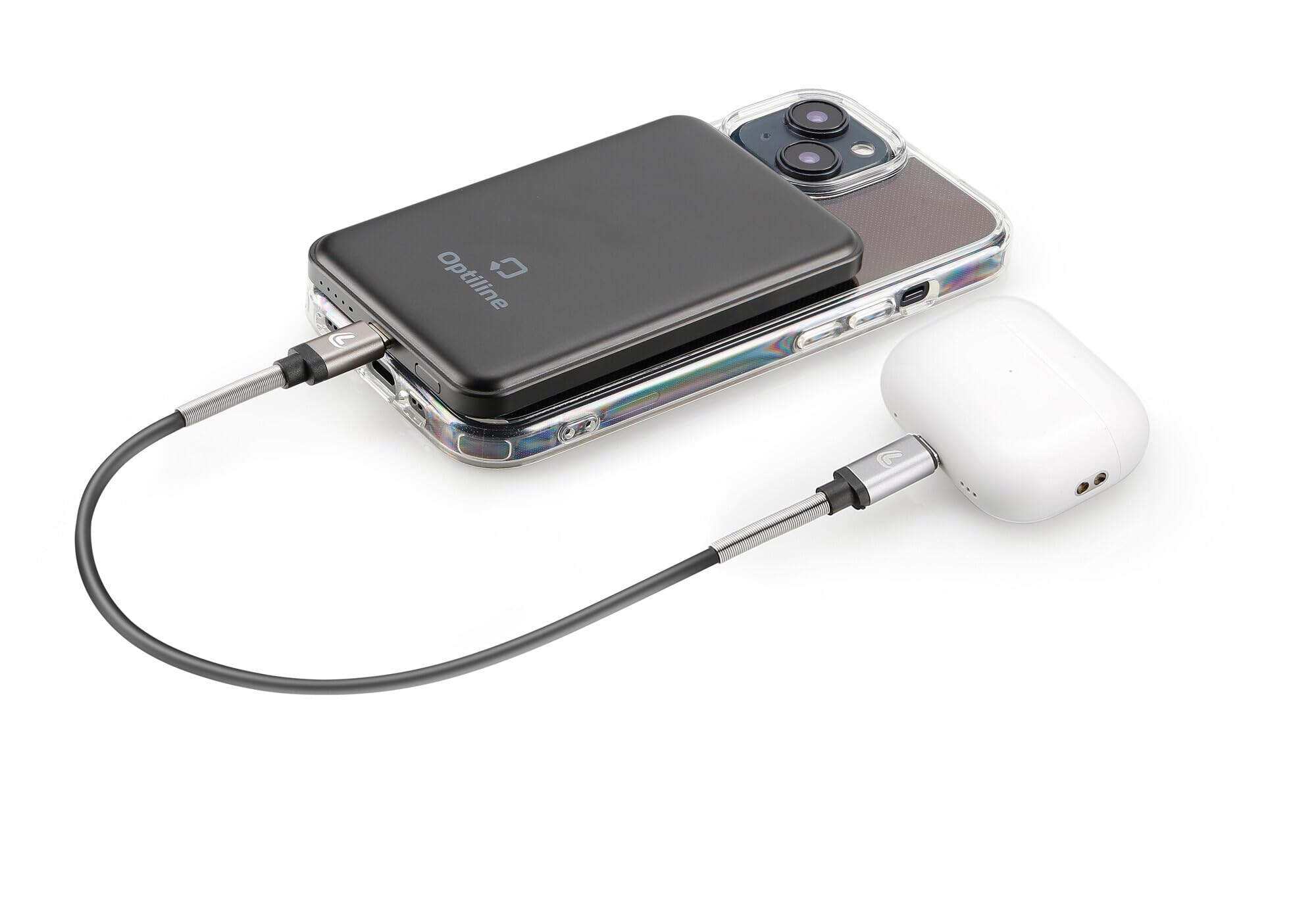 Power Bank Optiline 91809 MagSafe Compatible Portatile - Dettaglio