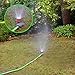 Pri Gardens Garden Hose Dual Sprayer & Sprinkler Nozzle, No Strain Click on Click off Trigger, 5 Spray Patterns