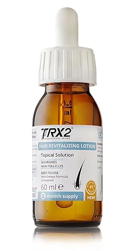 TRX2 Loción revitalizante para el cabello - Tratamiento natural para el cabello - Crece un cabello más grueso, más lleno y más fuerte - No grasa y