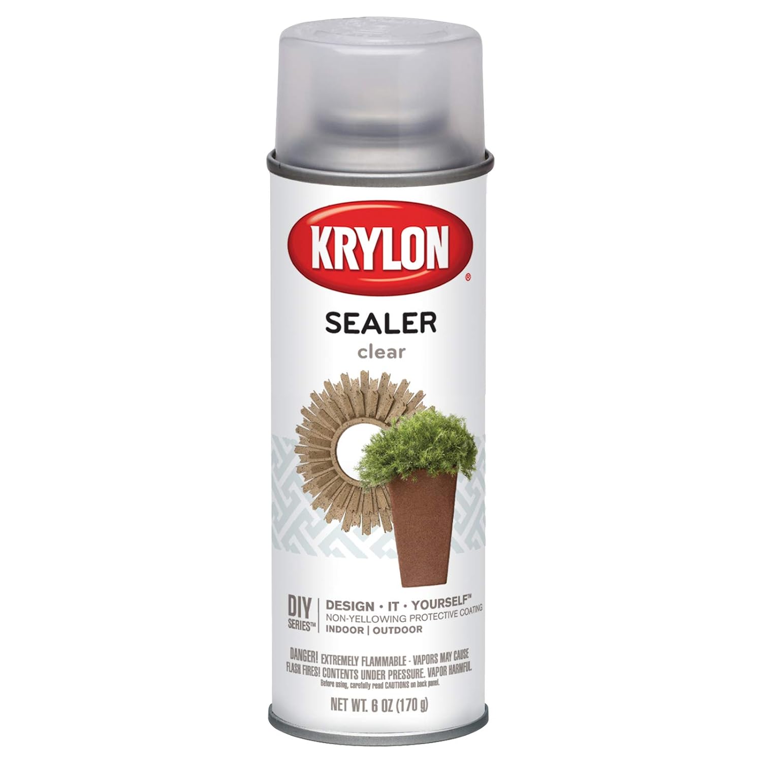 Krylon Clear Sealer Aerosol Spray 6Oz Amazon.in
