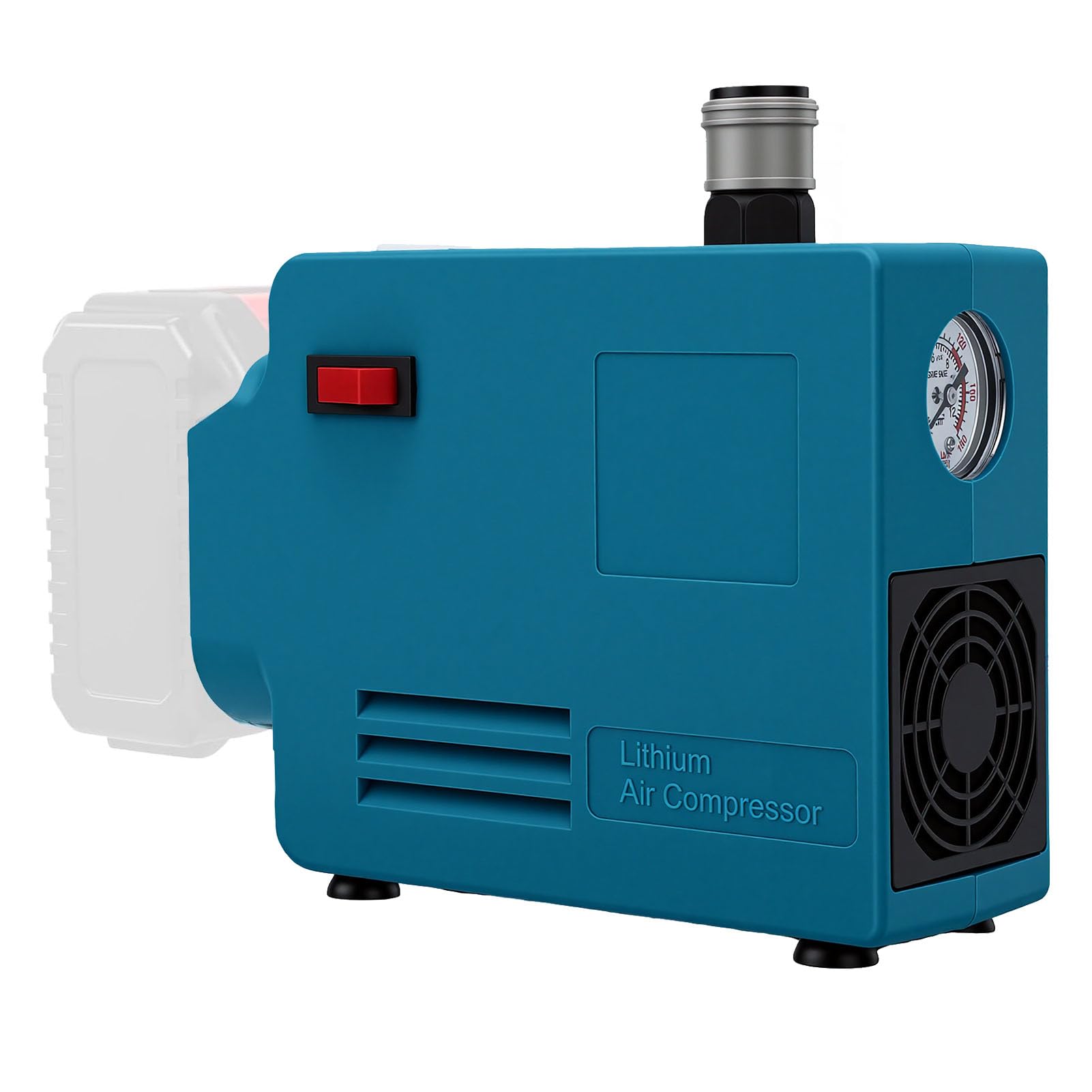 Fafeicy Compressore D'aria Senza Fili, Compressore D'aria Portatile con Motore in Rame Senza Spazzole 175 PSI Serbatoio Olio 500W per Pistole Sparachiodi Pneumatiche Adatte per