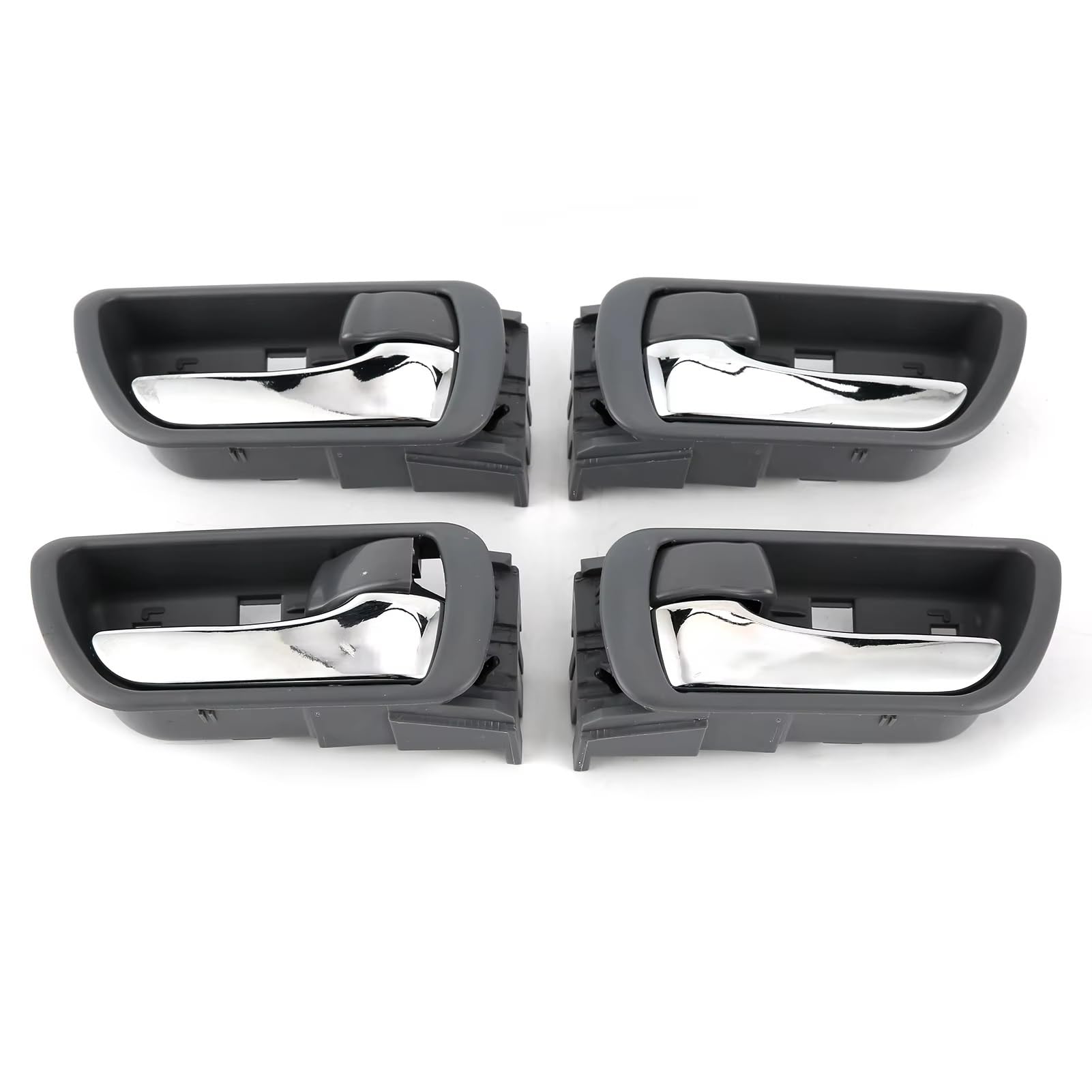 Bhzsbe One Color Car Side Plated Interior Door Handle For Toyota For Camry 2002‑2006 4Pcs Interior Door Handles Driver And Passenger Side 69206‑33030