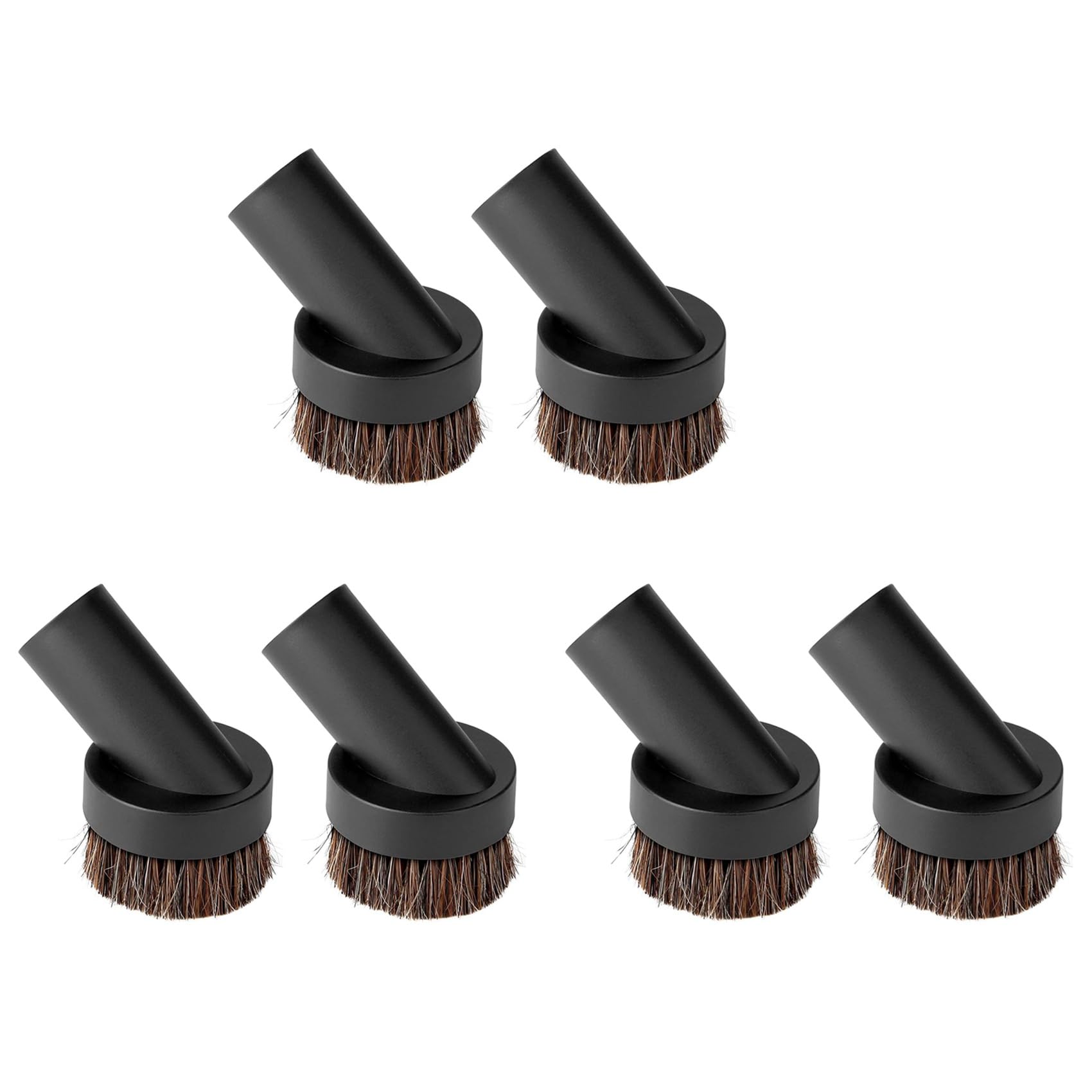 Hndhbfgrt 6X Bristle Vacuum Brush Round Brush Vacuum Attachment Universal Vacuum Dust Brush for Most Vacuum Cleaners Accessories