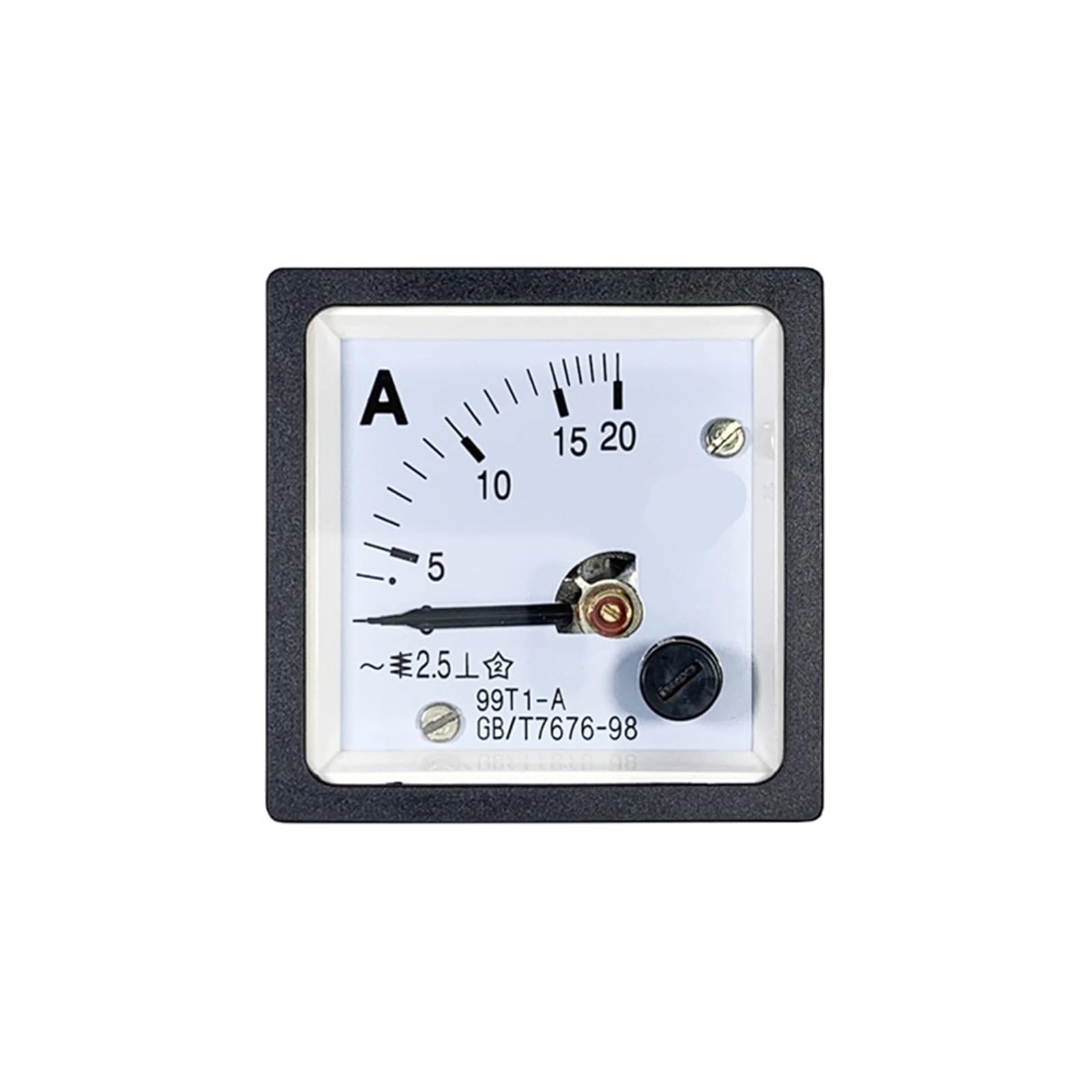 HEXEH 99T1-A Amperometro CA 40/50/75/100/200/300/5A Voltmetro a puntatore 450 V 45 * 45 48(Size:30A)