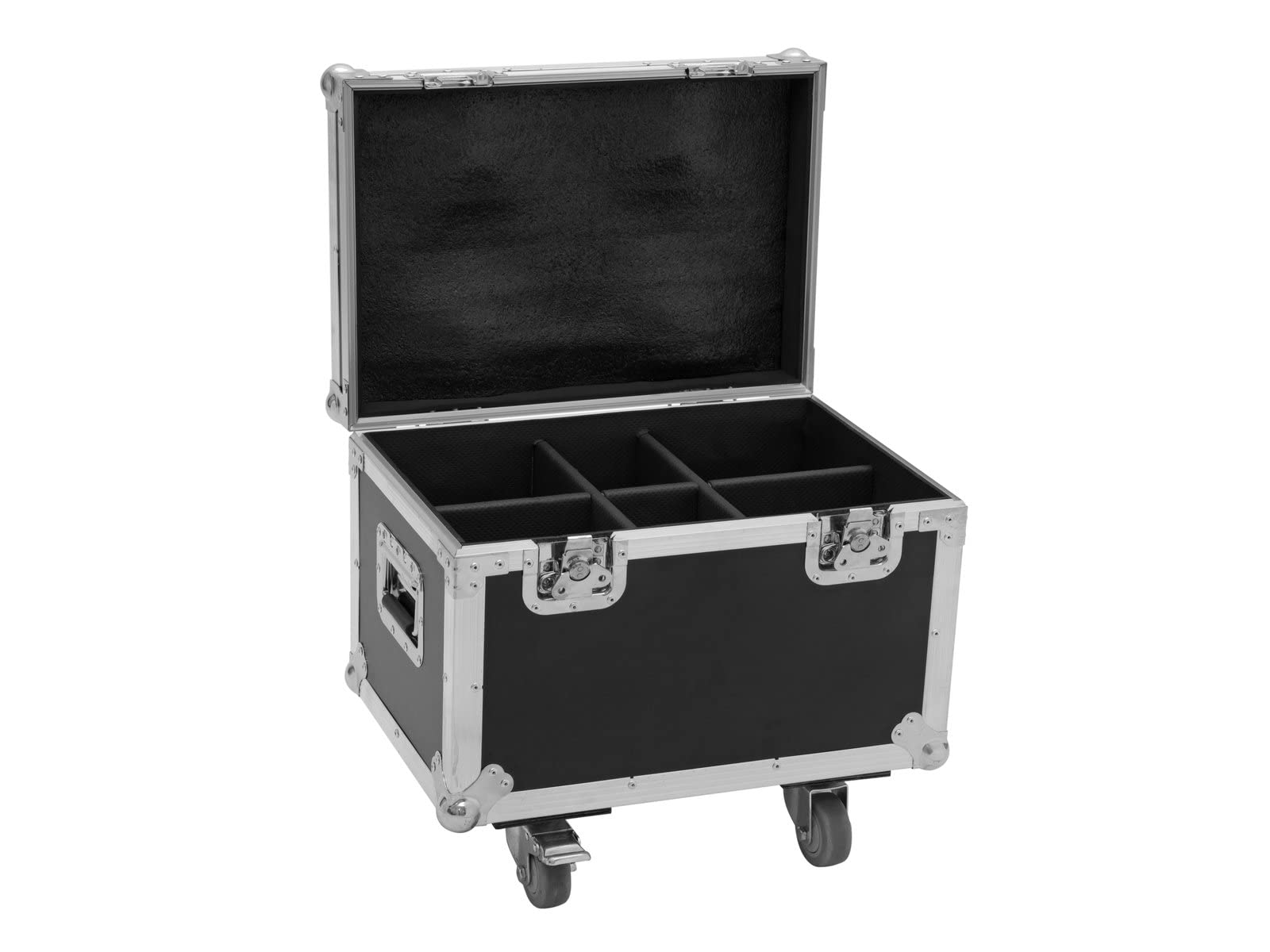 EUROLITE Set di 4 faretti LED TMH-17 + custodia con ruote