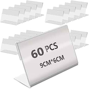 Amazon.co.jp: ZOUZJUN ポップスタンド カード立て L型 名刺