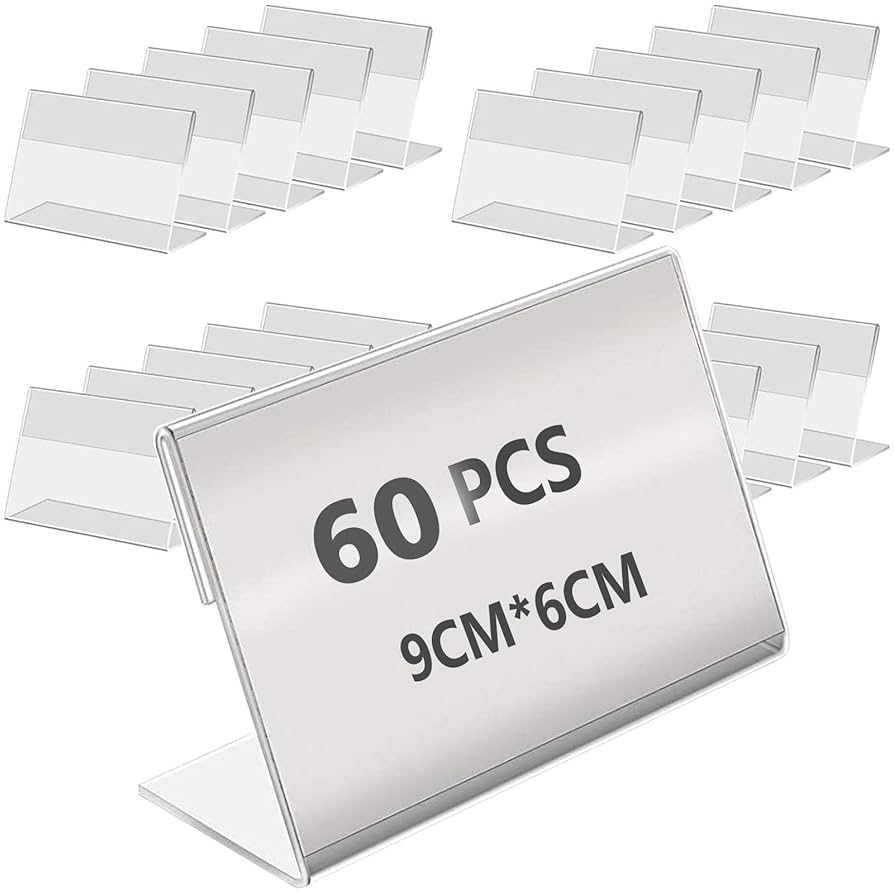 Amazon.co.jp: ZOUZJUN ポップスタンド カード立て L型 名刺