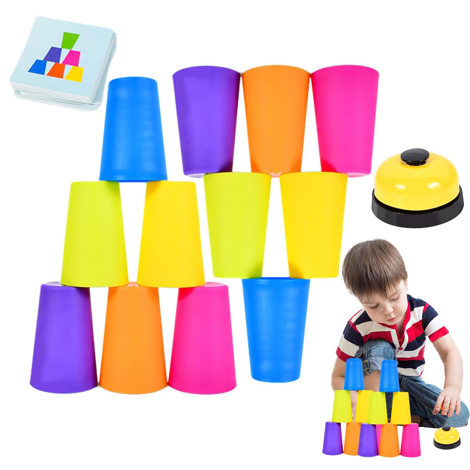 Baby Stacking Cup, Stacking Cup, Stack Cup, Speed Stack Training Game Toys  for Girls, Children, Stacking Cups, Classic Stacking Cup Game