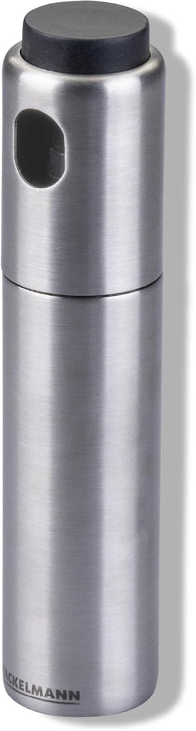Fackelmann Oil Sprayer - 100ml Stainless Steel Oil Sprayer for Even Dispensing of Cooking Oils Airfryer Hand Cleaning