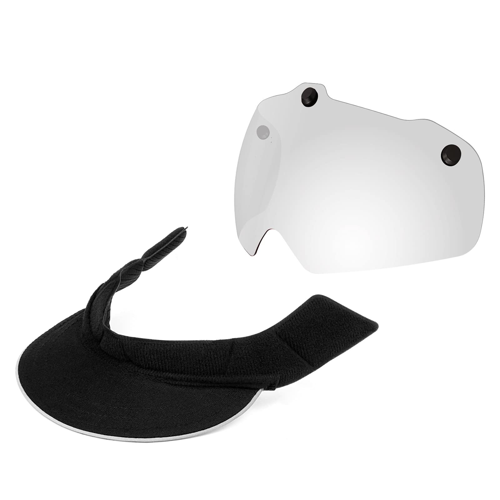 BATFOX Bike Helmets for Men Women,with Rear Rechargeable Safety LED Light + Sun Visor + Eye Shield Goggles