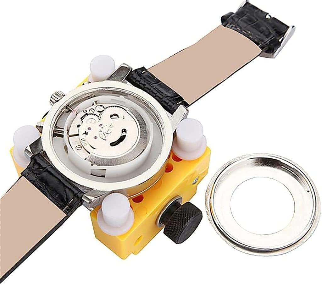 Professional Yellow Watch Case Opener Tool - Essential Watch Repair Kit for Watchmakers, Ideal for Watch Shop Accessories and Watch Parts Maintenance