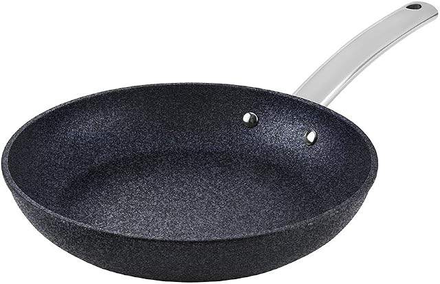 Tower Trustone Induction Frying Pan, Non Stick, Easy to Clean, Dishwasher Safe, Violet Black, 24 cm