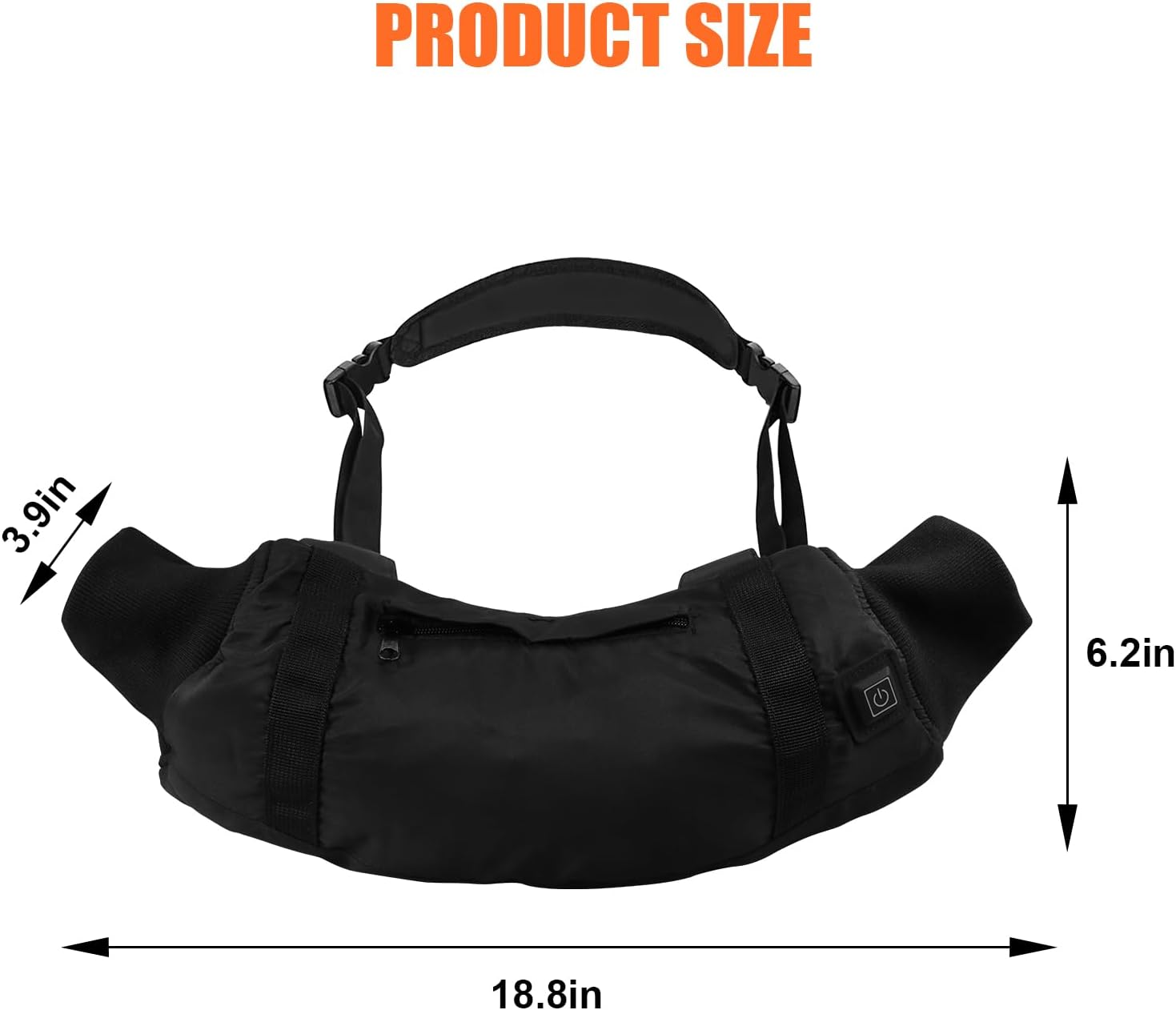 Hand Warmers Rechargeable,Portable Heated Electric Hand Warmer Pouch, 3 Level Adjustable Temperature for Women, Men, Kids, Hunting,Outdoor Camping, Ice Fishing, Skiing