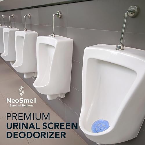 Miniatura 6 de Desodorizador de pantalla de orinal de lujo (paquete de 12), pasteles de orina con múltiples acentuados para baños de alto tráfico, desodorante de