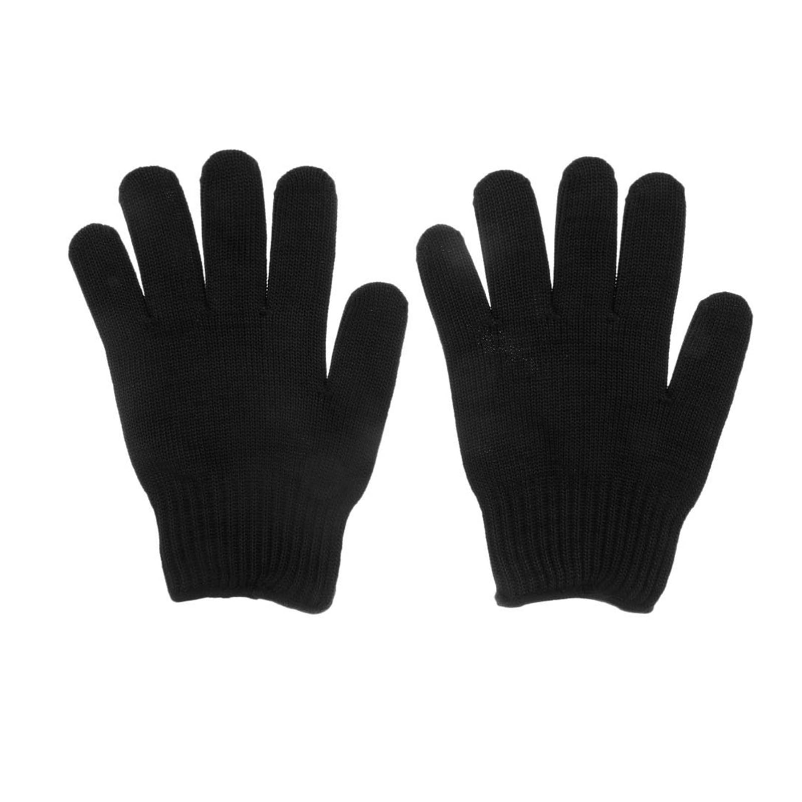 Gantelets de Travail de Jardinage, Gants de Travail, Niveau 5 résistant aux coupures, Travail en extérieur, Anti-Usure, Noir