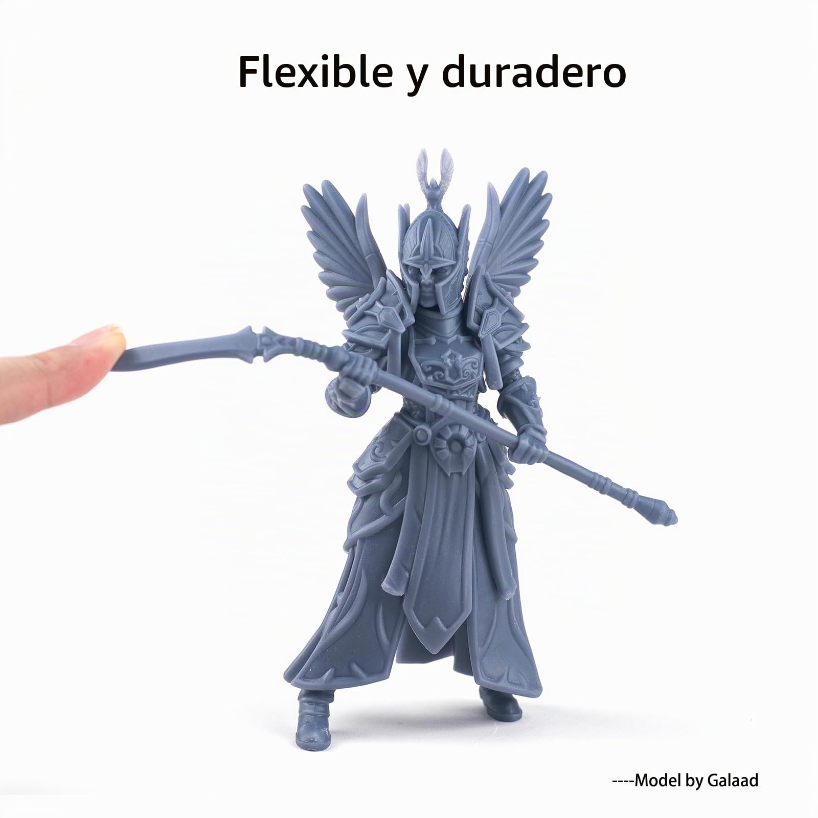 Siraya Tech Tenacious Easy Grey - Resina para Impresora 3D Flexible, 405 NM, Resistente a los Rayos UV, Alta Resistencia al Impacto y Alta tenacidad, 1 kg