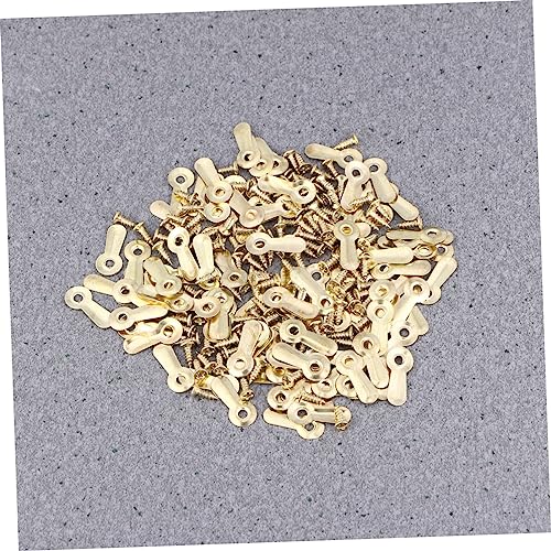 Image of Tablet Screw 200pcs Photo Frame Accessories Metal Melon Nail Small Slices Easy Install Wall Art Hanging Hardware Picture Frame Back Sheet