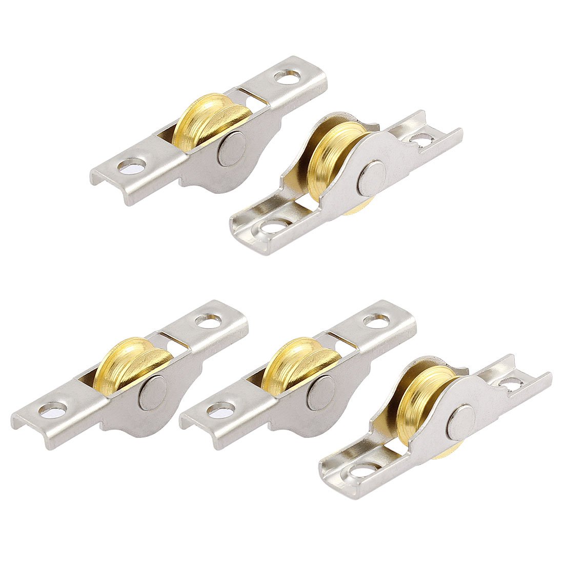 Aexit 5 Pcs 16mm Dia Single Roller Wheel Cabinet Door Window Sliding Sash Pulley (4b63144ae55261d32ab512ca97454c6e)
