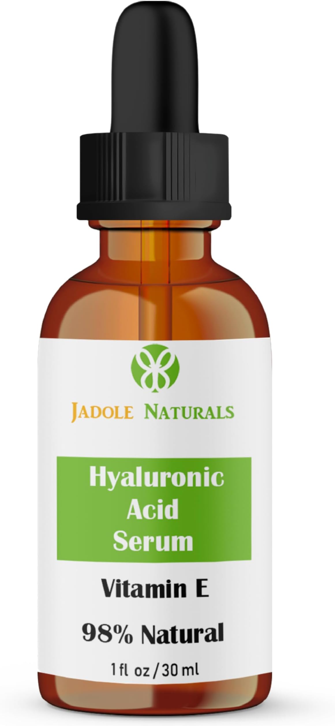 Hyaluronic Acid Serum 30ml with Vitamin E, Hydrating & Brightening Serum for Reduces Wrinkles, Dark Circle, Fine Lines, Anti Wrinkles & Moisturize to Skin