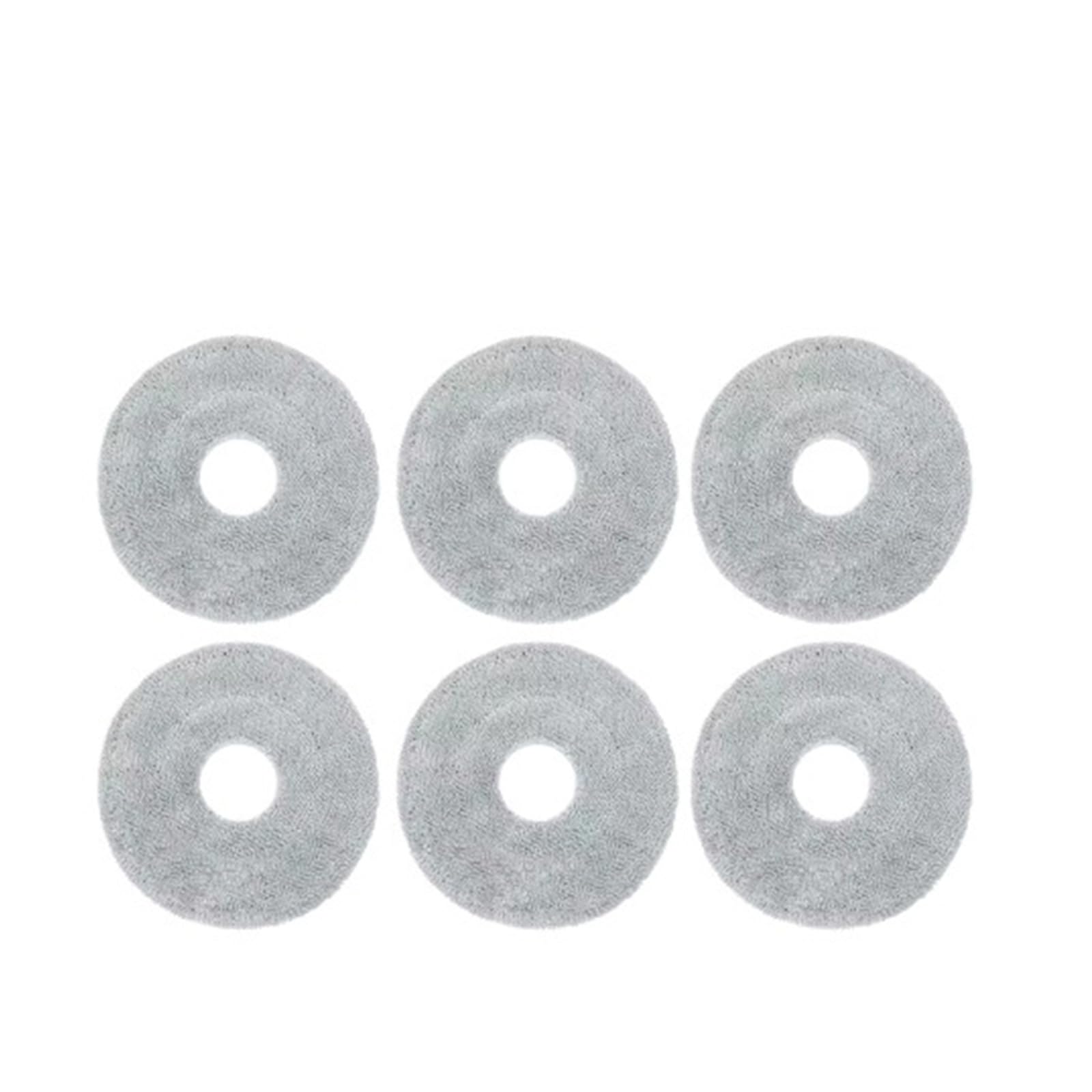 VIXWDRUTY Mop Cloth，Compatible For Xiaomi，S10+ / S10 Plus / B105 Robot Vacuum Cleaners Spare Parts(6pcs B)