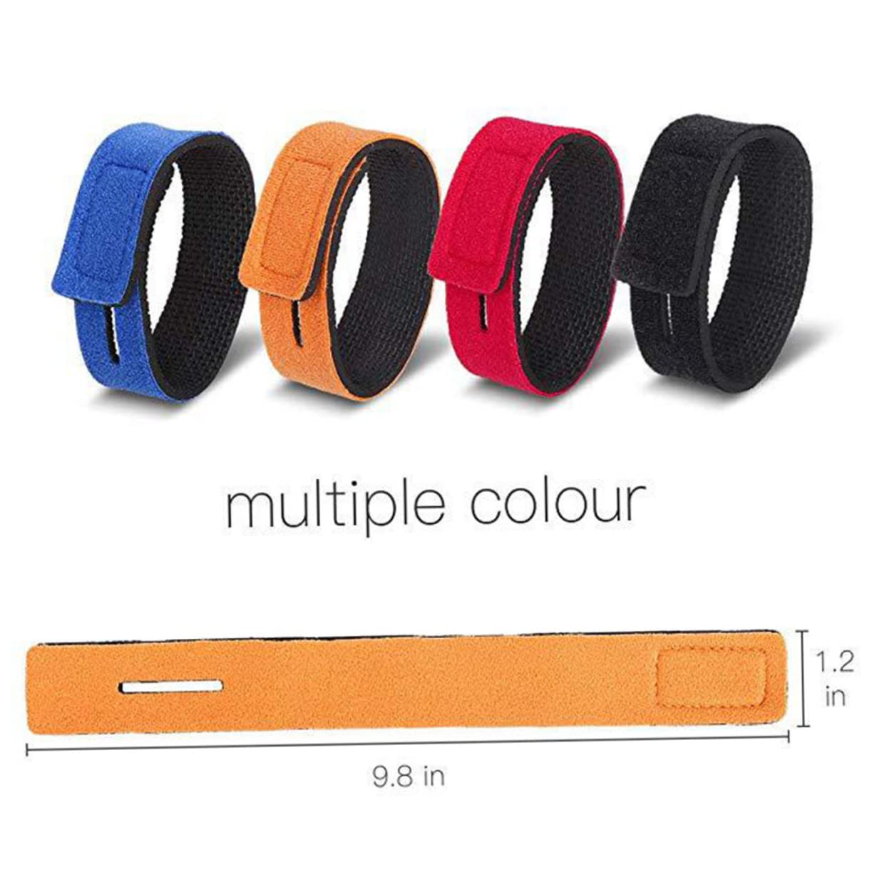 NAMOARLY Fishing Rod Tie Straps 8 Pack Anti-Slip Straps Rod Belts Rod Ties Fishing Rod Sleeves Elastic Wrapping Bands for Anglers