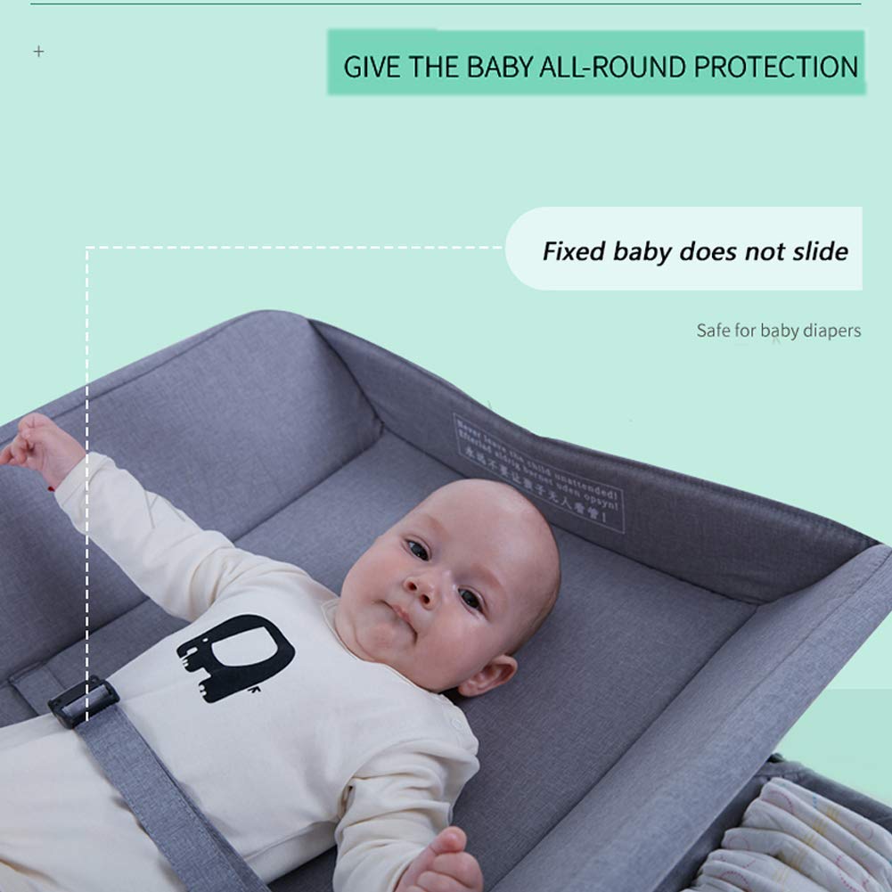 Fasciatoio, Baby Care Station Lettino da Massaggio per Neonati, Lettino Pieghevole