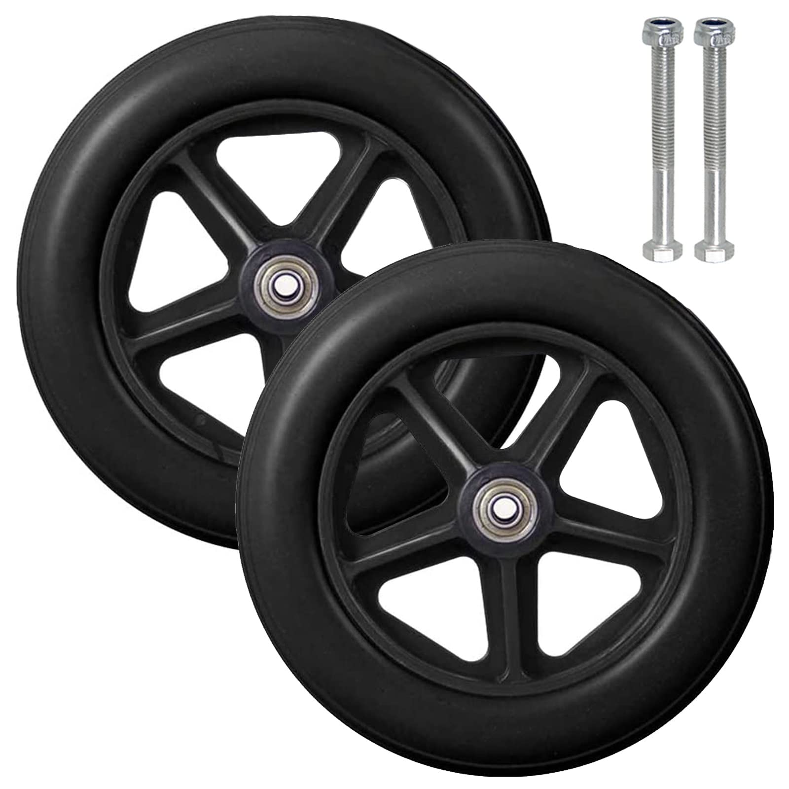 LIGUOYI 2 Pcs Wheelchair Casters, 6