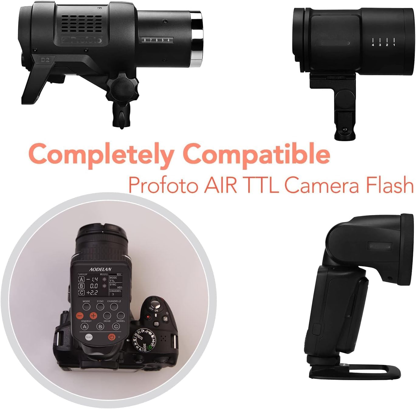 Aodelan TTL Wireless Flash Trigger for Sony Camera, Replace Profoto Air Remote TTL
