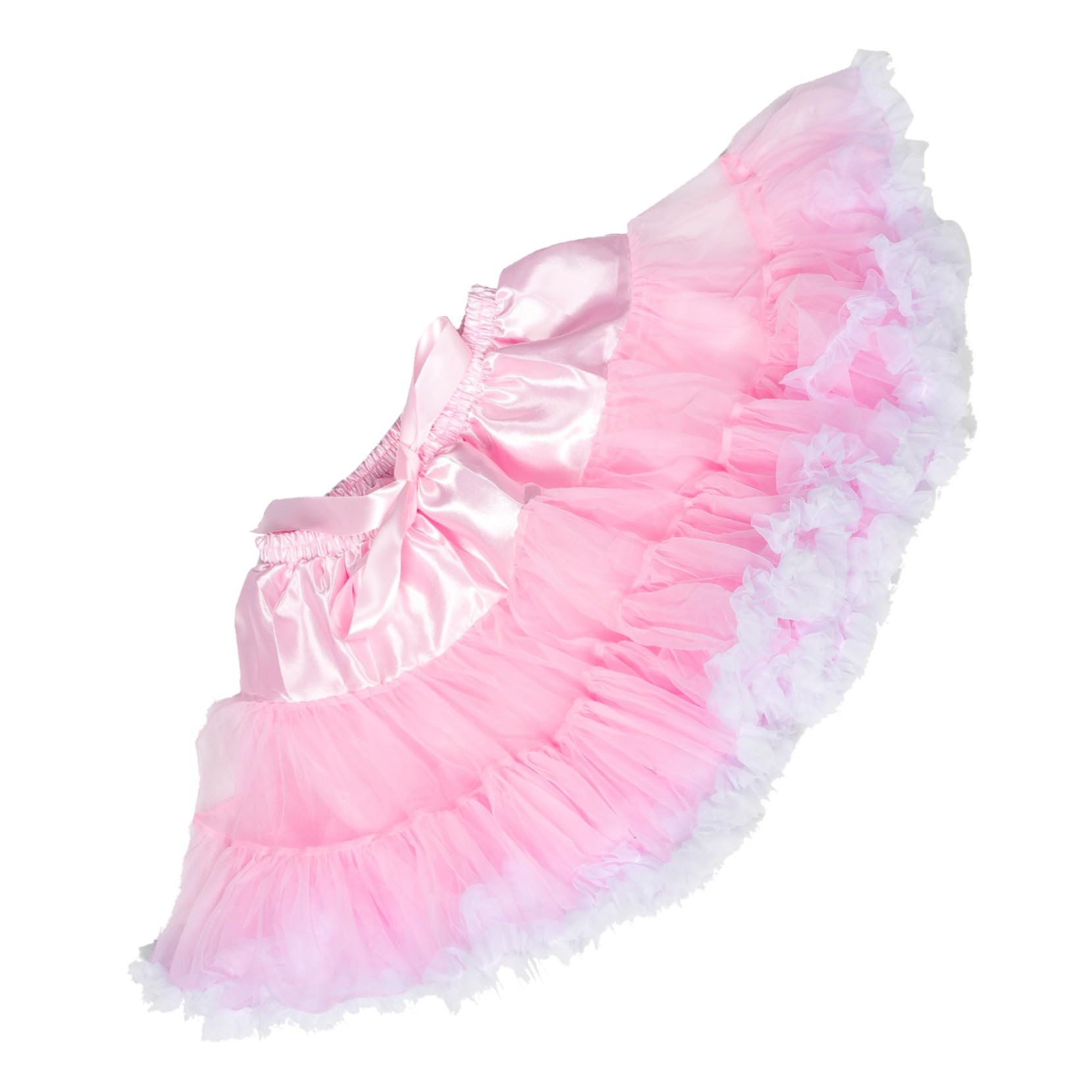 2 Pz gonna di tulle per bambini gonne a ruota gonna a campana skort da principessa rosa per ragazze tutù rosa gonne di tulle costume da bambino adulto le nuvole poliestere