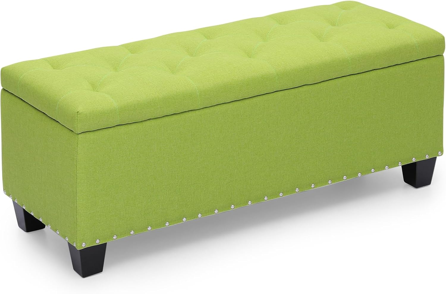 Amazon.com: MoNiBloom 42 Inch Long Bench with Storage, Modern 40L Inner ...