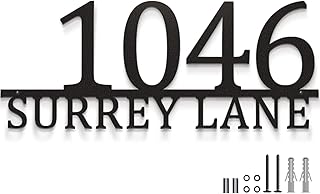 Metal Address Signs For House Picks collage image 4