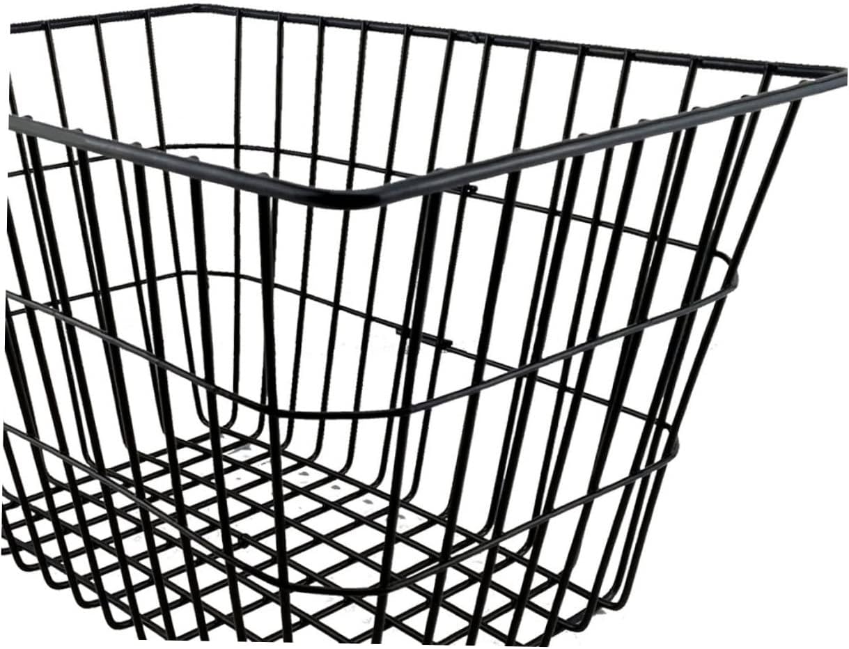 BESPORTBLE Bike Cargo Rack Basket Front Basket for Bicycle Removable Smooth Iron Material Comfortable Touch Easy Install Large Storage