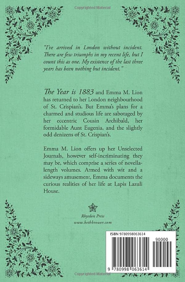 The Unselected Journals Of Emma M Lion Vol 1