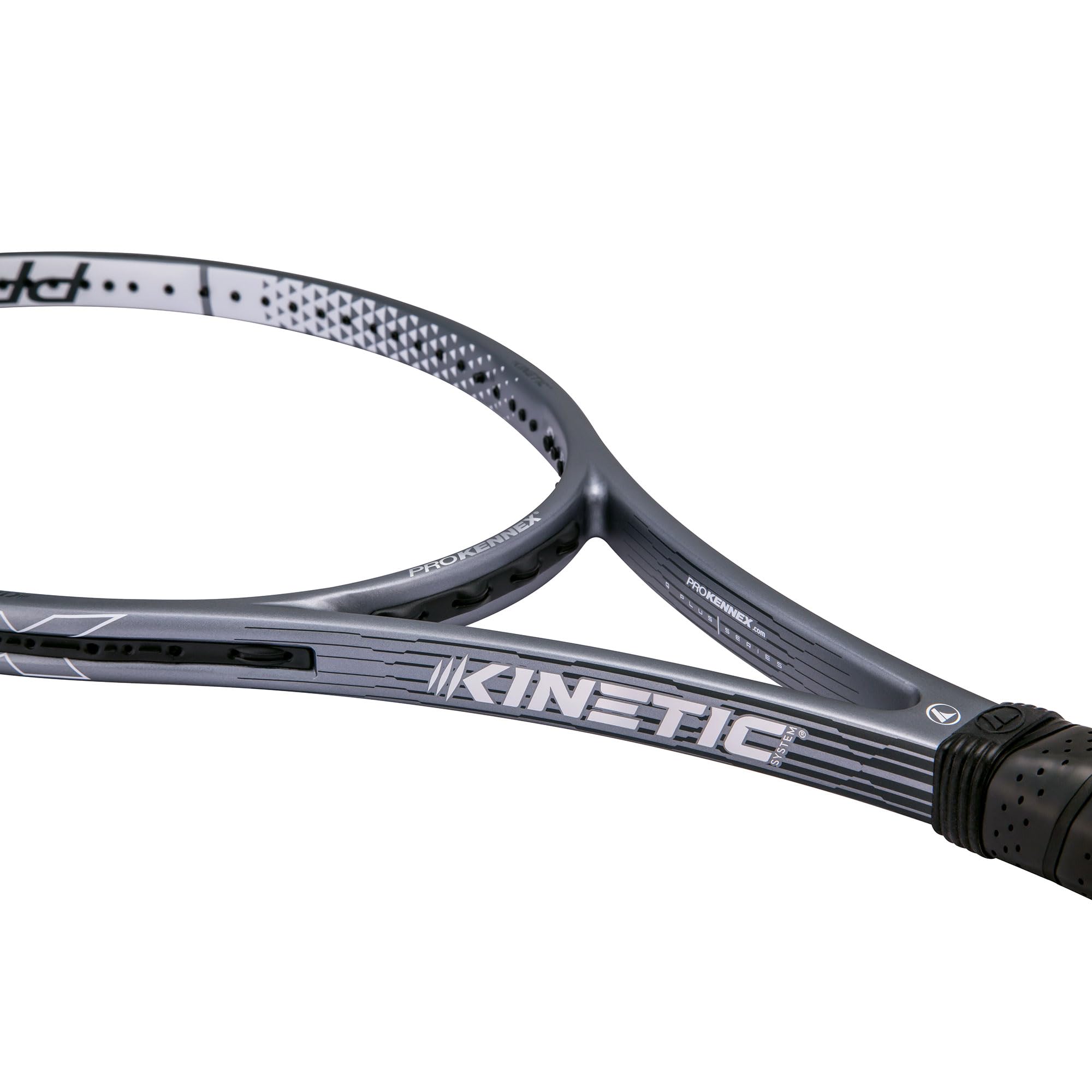Pro Kennex Q+TOUR 305g racchetta da tennis in Grafite Spiral Tech Carbon e tecnologia anti vibrazione Quadfocus Kinetic System. Body da 27". Schema corde 16x19 per controllo e sensibilità.