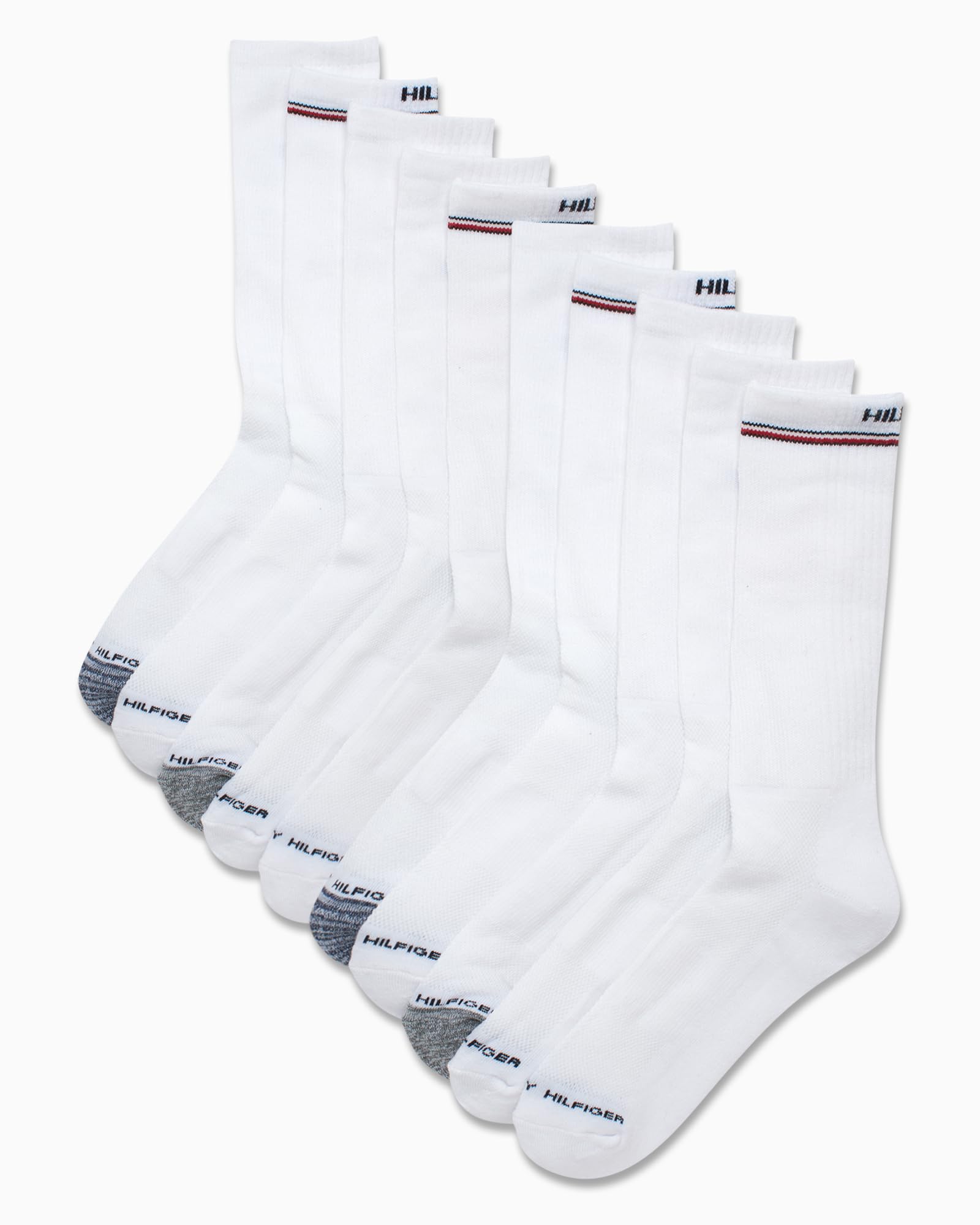 Tommy Hilfiger Calzini sportivi da uomo imbottiti (confezione da 10)