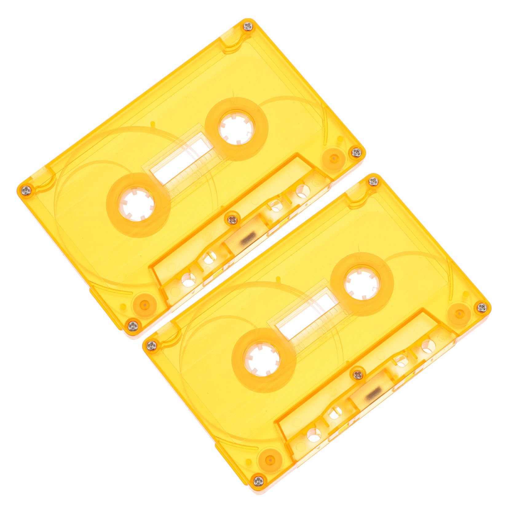 PRETYZOOM 2pcs Vintage Audio Tape Holder Organizer for Blank Cassettes and Small Items Sturdy Design for Media Organization