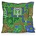 VOID Hyrule Kissenbezug Kissenhülle Outdoor Indoor link SNES n64 Past Ocarina of time Wind Waker, Kissen Größe:50 x 50 cm