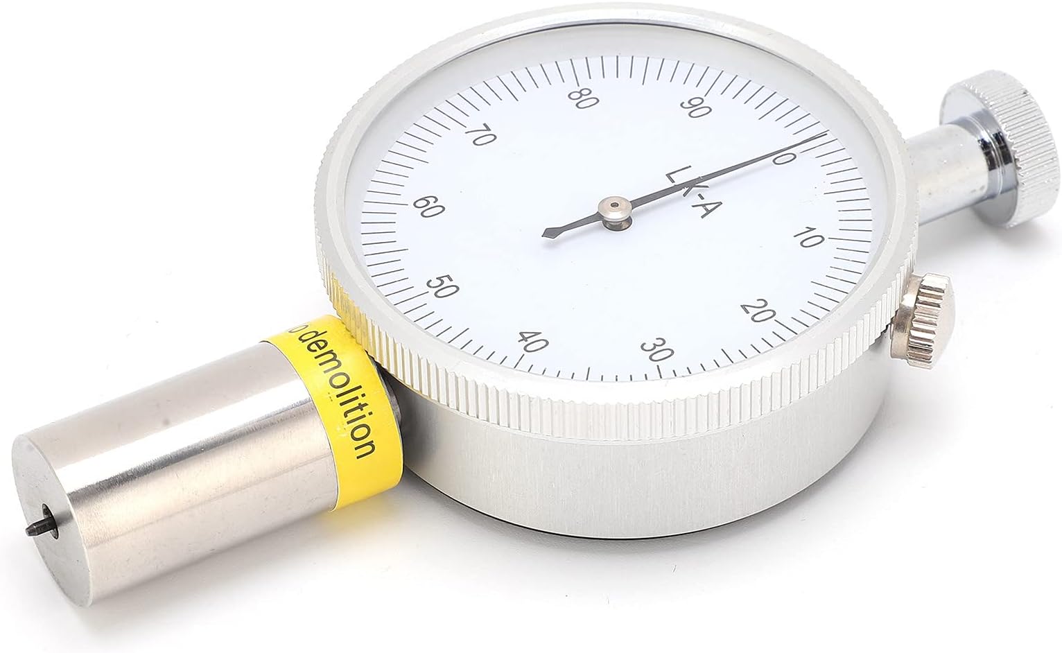 LXA Pointer Shore Durometer, Hardness Durometer, Portable Hardness Gauge with Brass Damping for Testing Plastic Rubber (0.55N to 8.05N)